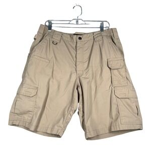 5.11 Tactical Cargo Shorts Mens 38 Khaki‎ Beige Outdoor Utility Workwear Neutral